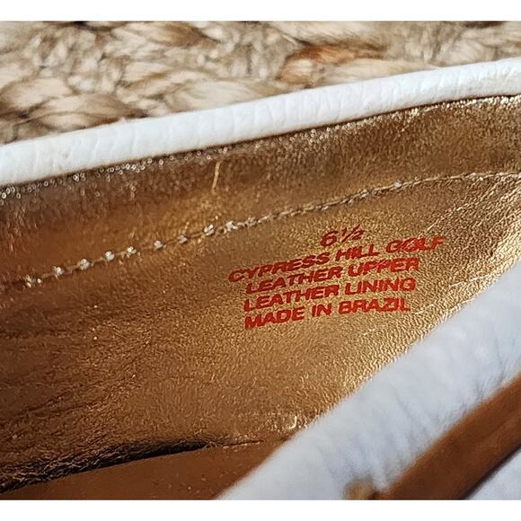 MARC JOSEPH NEW YORK Cypress Hill Womens 6.5 Leather White Golf Shoes MSRP $165 - Picture 12 of 13